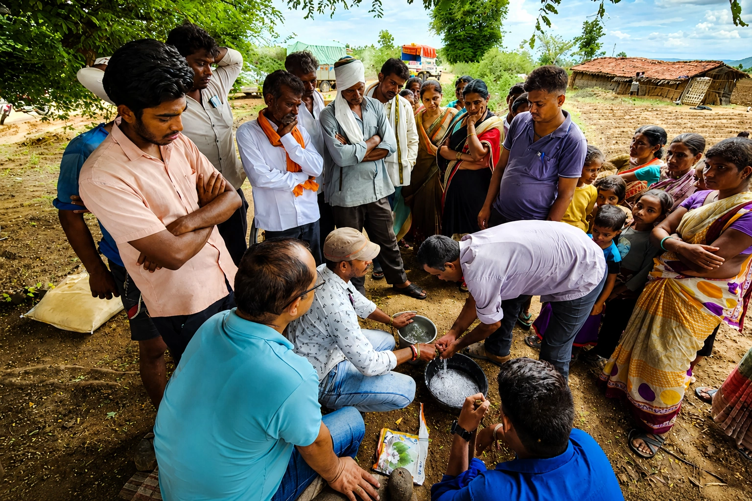 BOMLife field demonstration and farmer training session
